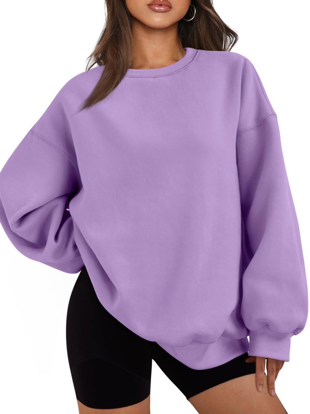 Damer Oversized Sweatshirt med avslappnade ballongärmar Eva Jonsson-Eva Jonsson