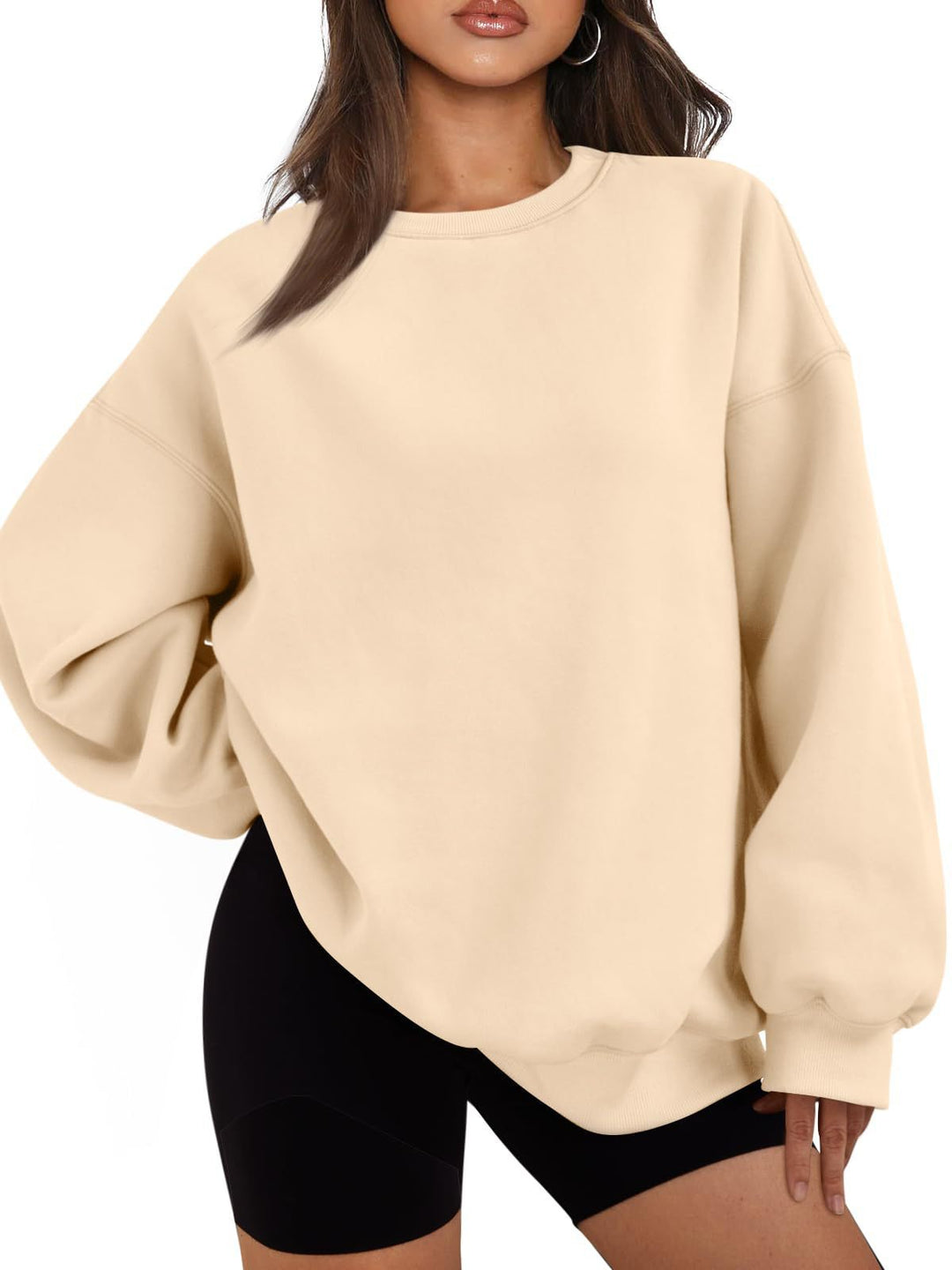 Damer Oversized Sweatshirt med avslappnade ballongärmar Eva Jonsson-Eva Jonsson
