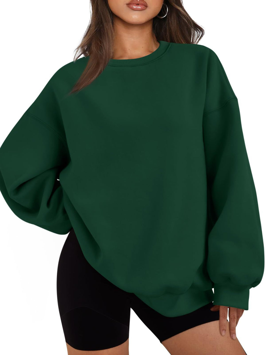 Damer Oversized Sweatshirt med avslappnade ballongärmar Eva Jonsson-Eva Jonsson