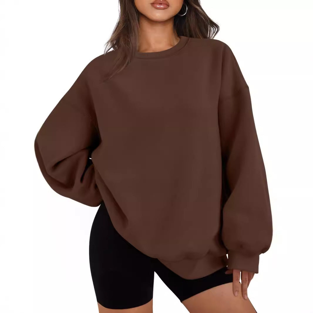 Damer Oversized Sweatshirt med avslappnade ballongärmar Eva Jonsson-Eva Jonsson