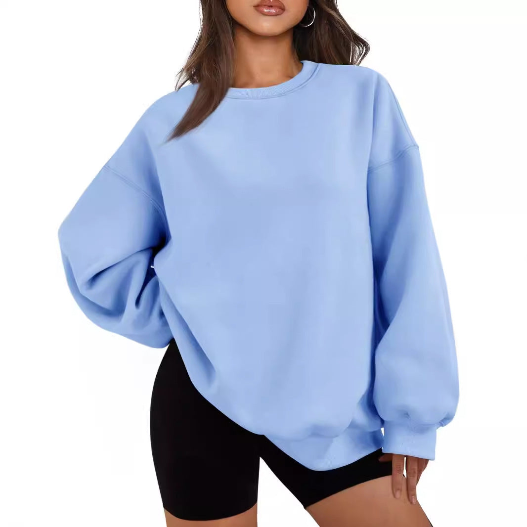Damer Oversized Sweatshirt med avslappnade ballongärmar Eva Jonsson-Eva Jonsson