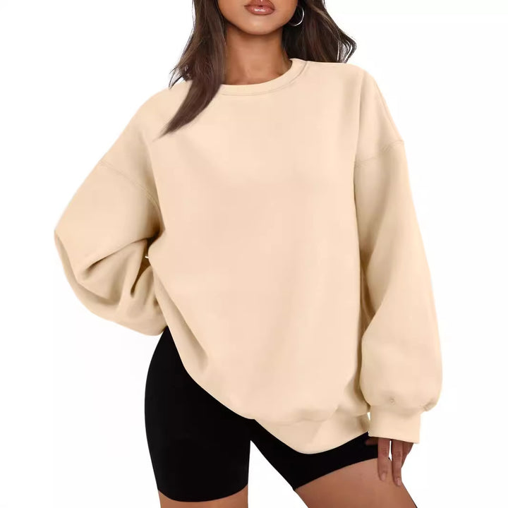 Damer Oversized Sweatshirt med avslappnade ballongärmar Eva Jonsson-Eva Jonsson