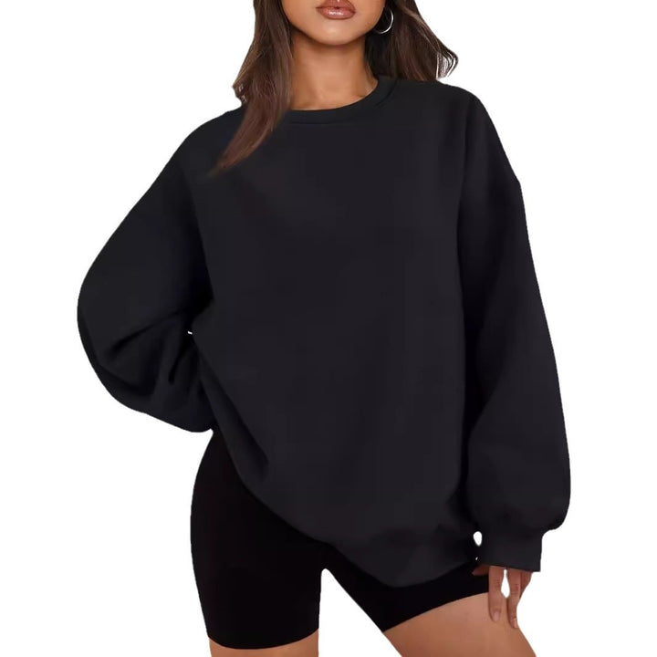 Damer Oversized Sweatshirt med avslappnade ballongärmar Eva Jonsson-Eva Jonsson