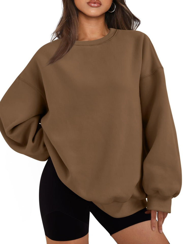 Damer Oversized Sweatshirt med avslappnade ballongärmar Eva Jonsson-Eva Jonsson