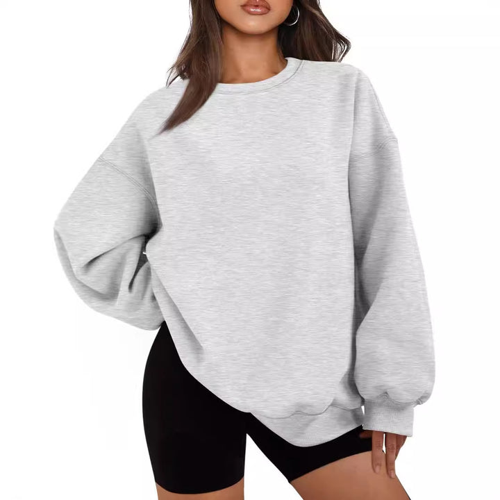 Damer Oversized Sweatshirt med avslappnade ballongärmar Eva Jonsson-Eva Jonsson