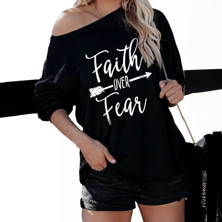 Damer Oversized Sweatshirt med grafiskt tryck Mirla-Eva Jonsson
