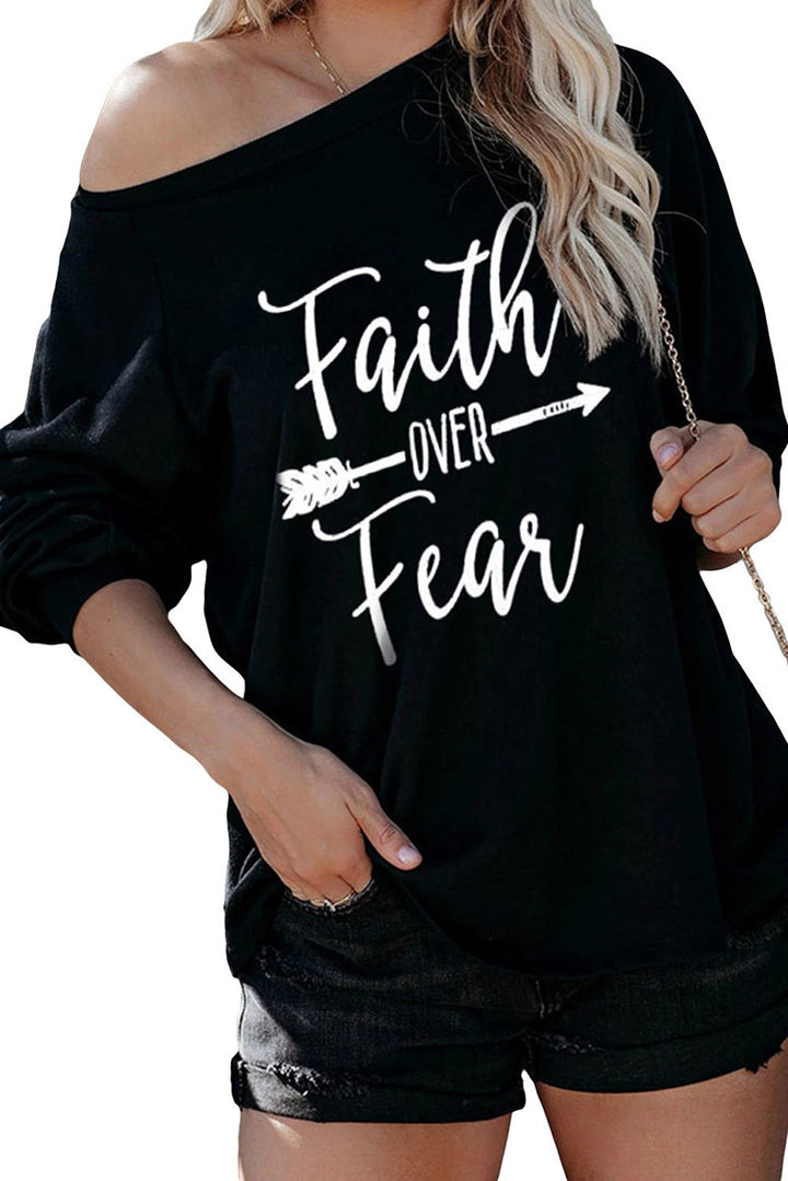Damer Oversized Sweatshirt med grafiskt tryck Mirla-Eva Jonsson