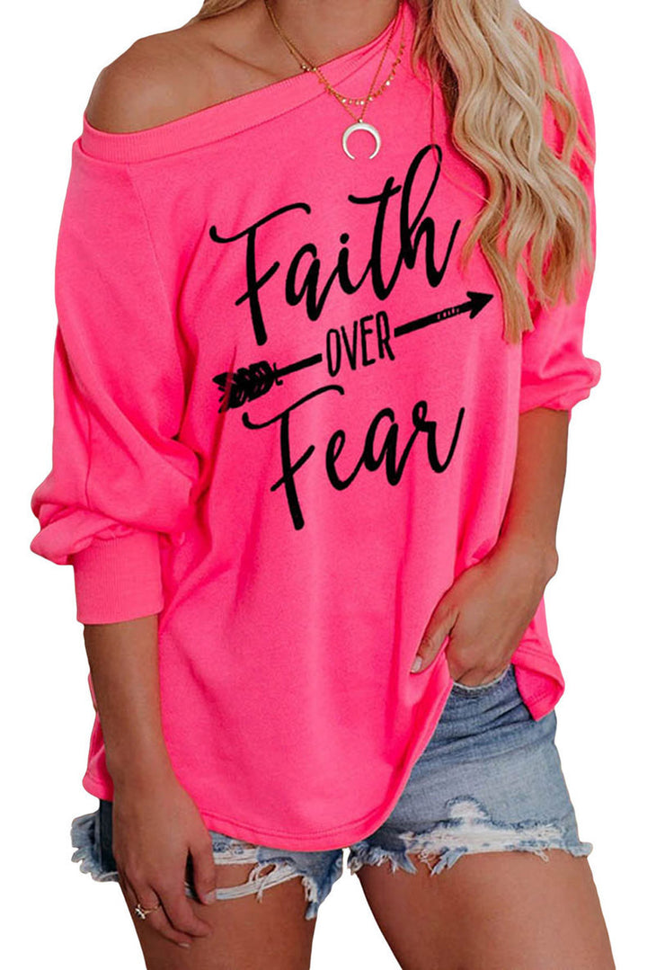 Damer Oversized Sweatshirt med grafiskt tryck Mirla-Eva Jonsson