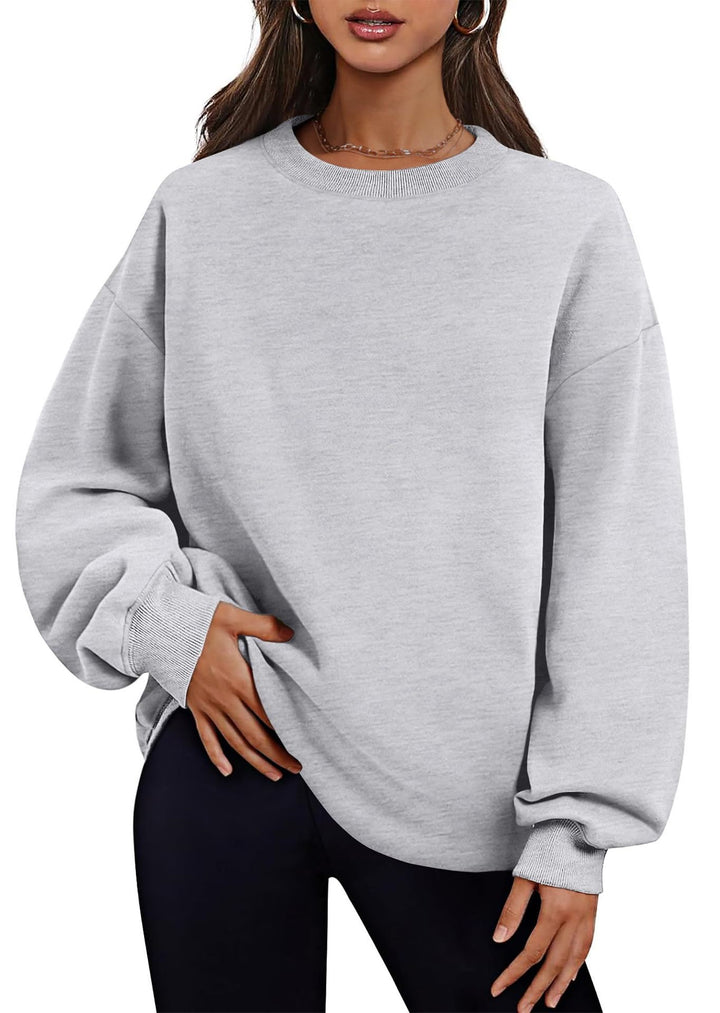 Damer Oversized Sweatshirt med kängurufickor och överhängande axlar Mirla-Eva Jonsson