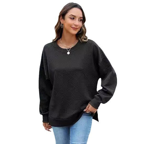 Damer Oversized Sweatshirt med strukturerad design Mirla-Eva Jonsson
