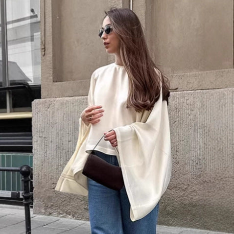 Damer Oversized Sweatshirt med vid passform och eleganta ärmar Mirla-Eva Jonsson