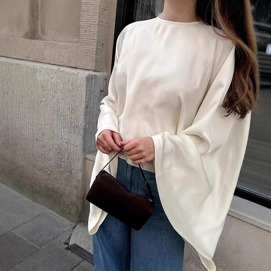 Damer Oversized Sweatshirt med vid passform och eleganta ärmar Mirla-Eva Jonsson