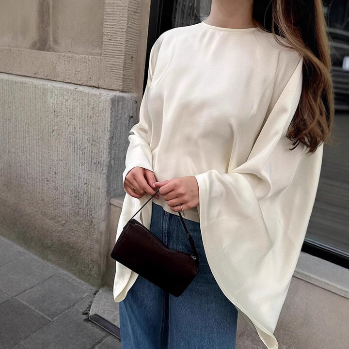 Damer Oversized Sweatshirt med vid passform och eleganta ärmar Mirla-Eva Jonsson