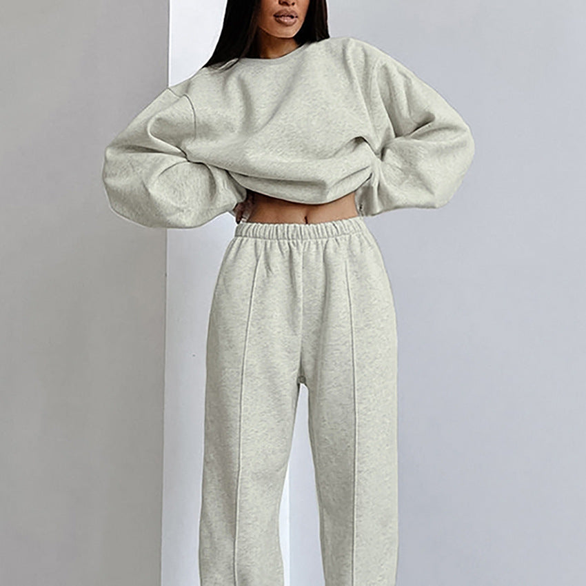 Damer Oversized Sweatshirt och Joggingbyxor Set Mirla-Eva Jonsson