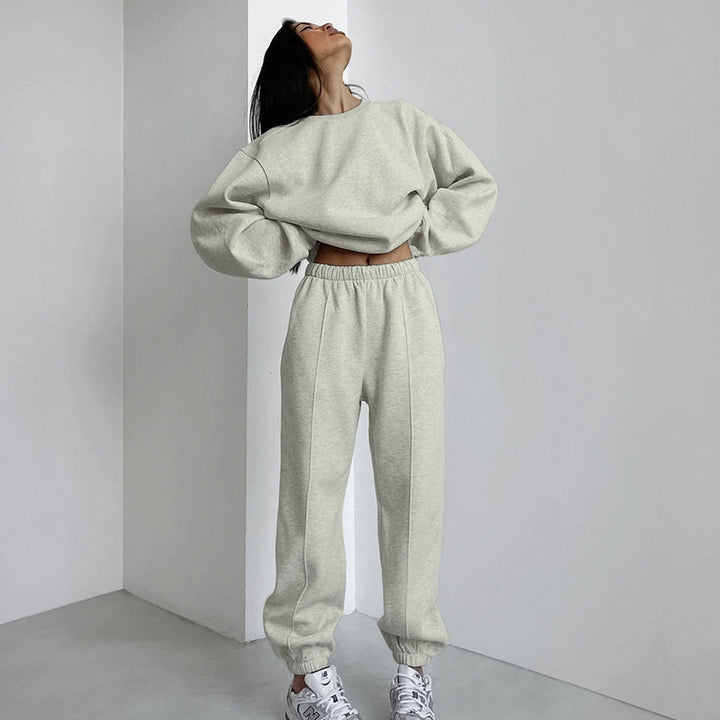 Damer Oversized Sweatshirt och Joggingbyxor Set Mirla-Eva Jonsson