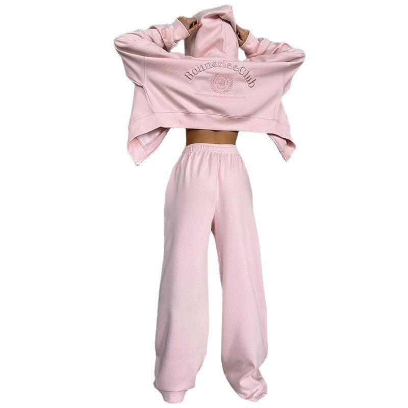 Damer Oversized Sweatshirt och Vida Byxa Set Mirla-Eva Jonsson
