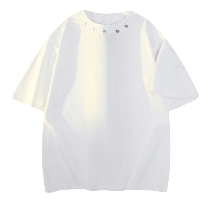 Damer Oversized T-shirt med dekorativa metallaccenter Mirla-Eva Jonsson