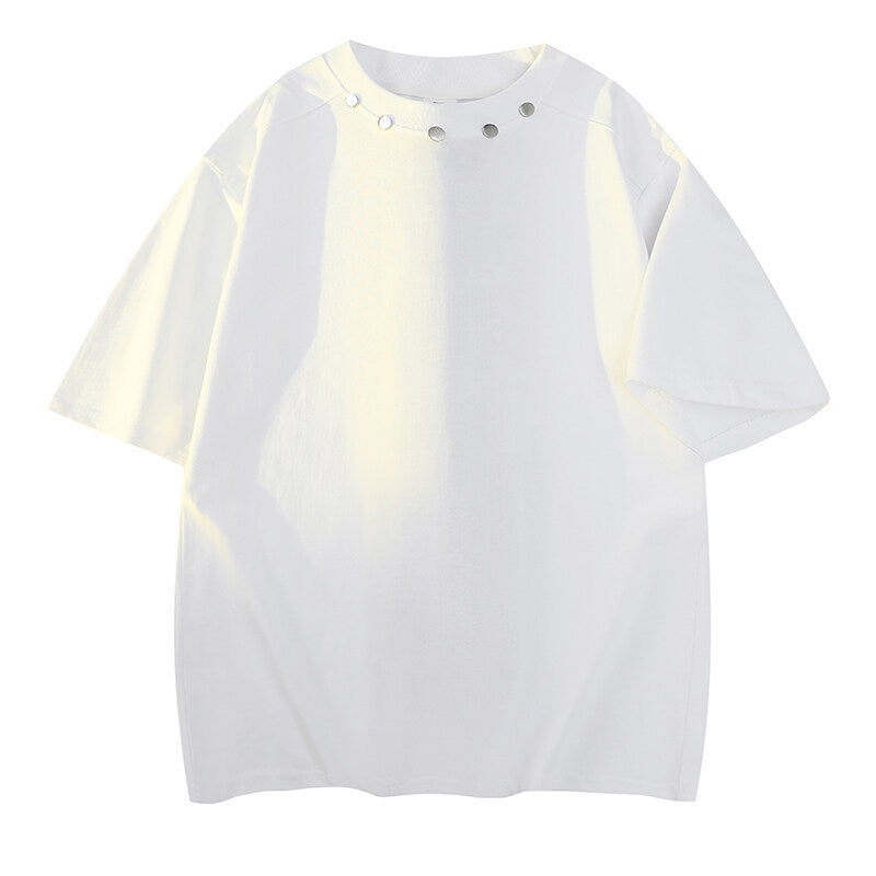Damer Oversized T-shirt med dekorativa metallaccenter Mirla-Eva Jonsson