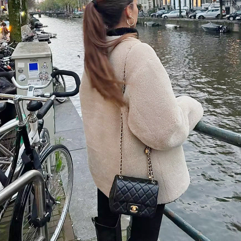 Damer Oversized Teddyjacka Mirla-Eva Jonsson