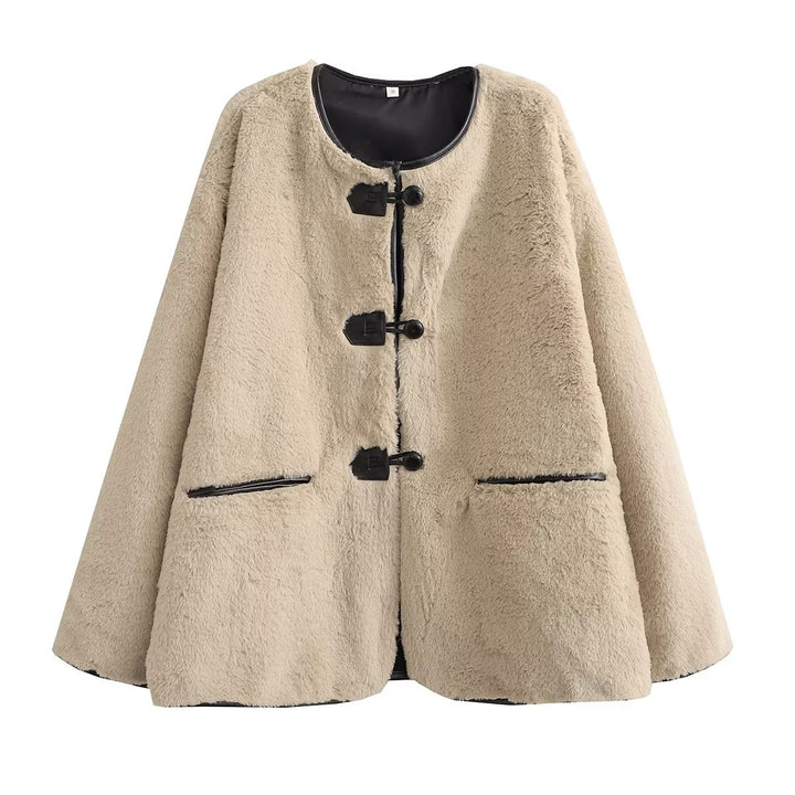 Damer Oversized Teddyjacka Mirla-Eva Jonsson