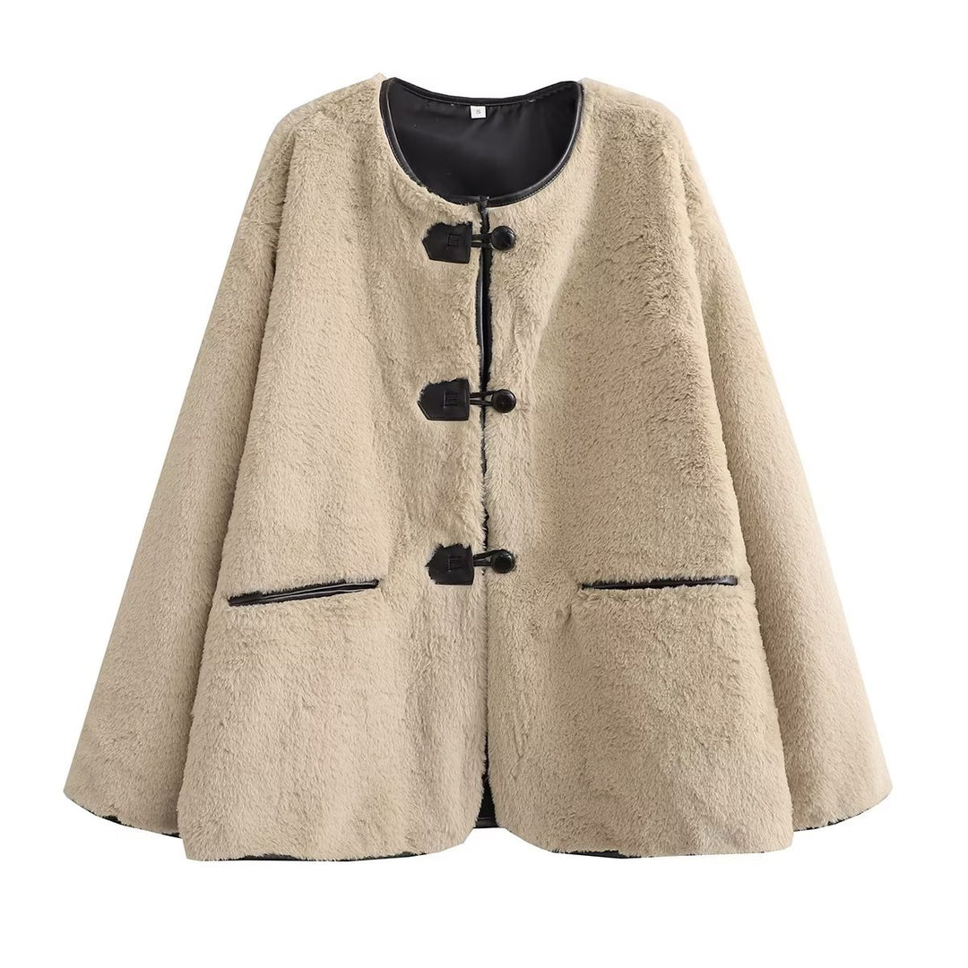 Damer Oversized Teddyjacka Mirla-Eva Jonsson