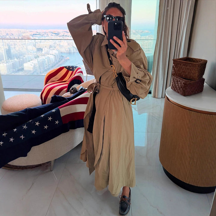 Damer Oversized Trenchcoat Eva Jonsson-Eva Jonsson