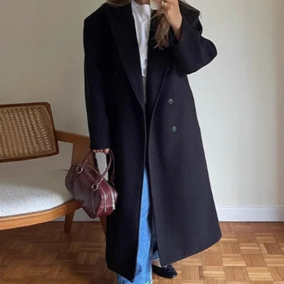 Damer Oversized Trenchcoat med dubbel knapprad och klassisk revers Mirla-Eva Jonsson