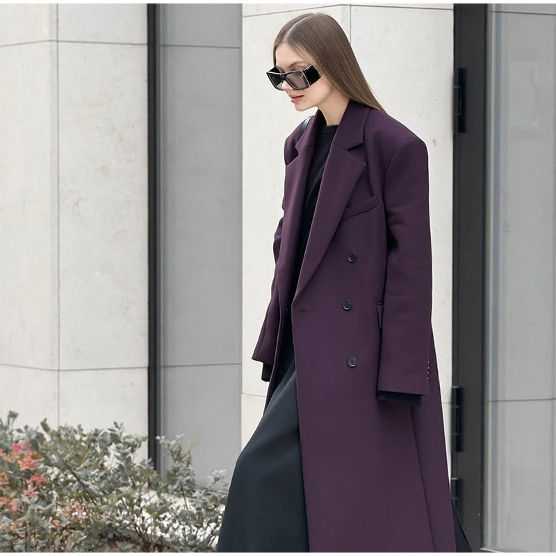 Damer Oversized Trenchcoat med långa ärmar och modern skärning Mirla-Eva Jonsson