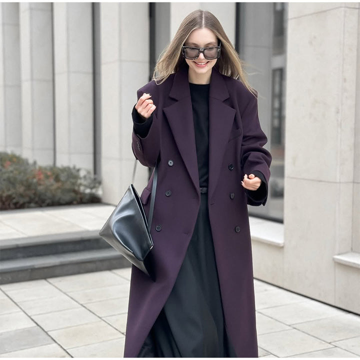 Damer Oversized Trenchcoat med långa ärmar och modern skärning Mirla-Eva Jonsson