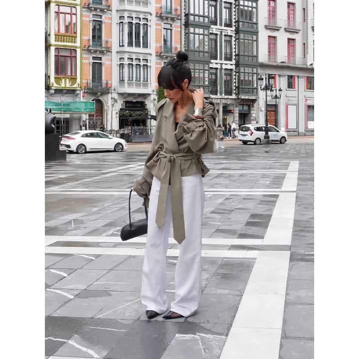 Damer Oversized Trenchcoat med snyggt bälte Mirla-Eva Jonsson