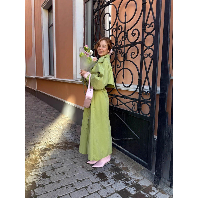 Damer Oversized Trenchcoat med voluminösa ärmar Eva Jonsson-Eva Jonsson