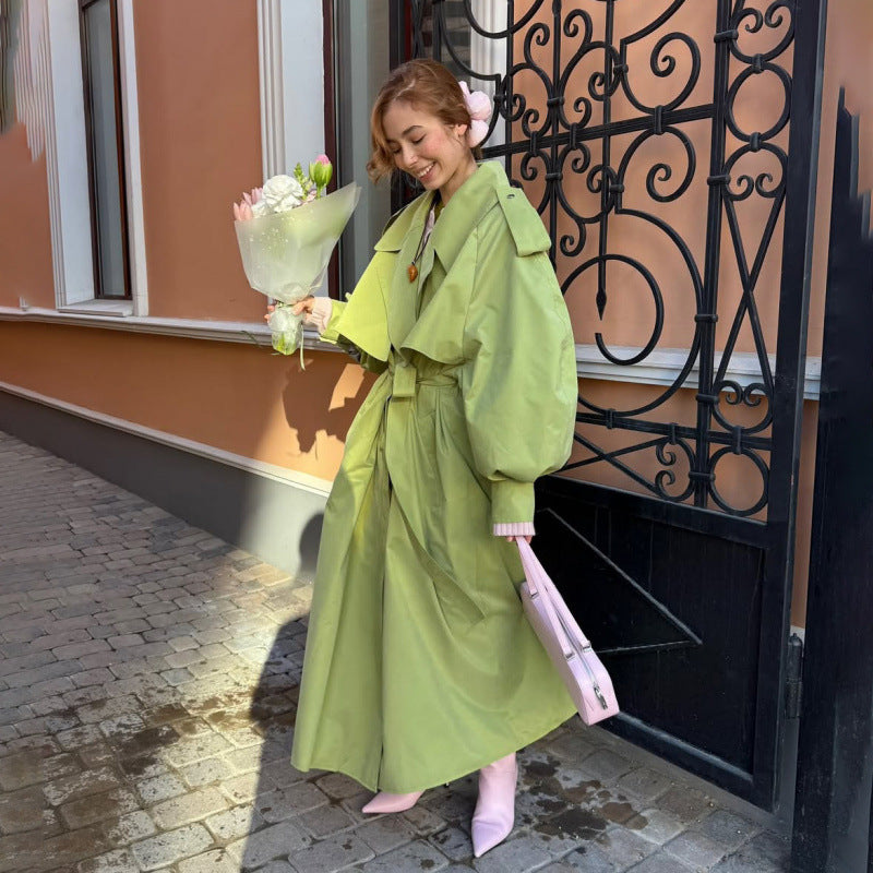 Damer Oversized Trenchcoat med voluminösa ärmar Eva Jonsson-Eva Jonsson