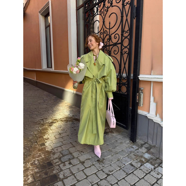 Damer Oversized Trenchcoat med voluminösa ärmar Eva Jonsson-Eva Jonsson
