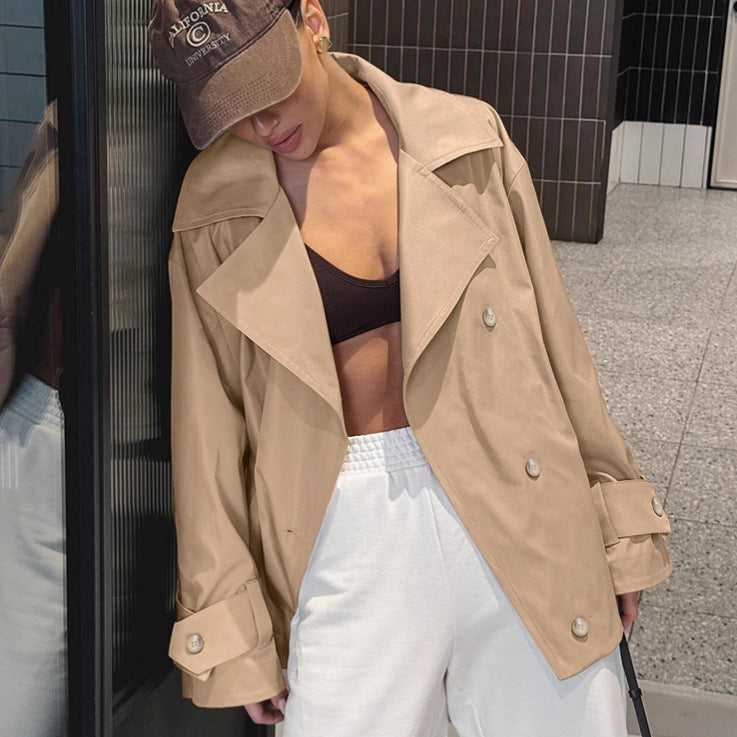 Damer Oversized Trenchcoatjacka med eleganta detaljer Mirla-Eva Jonsson