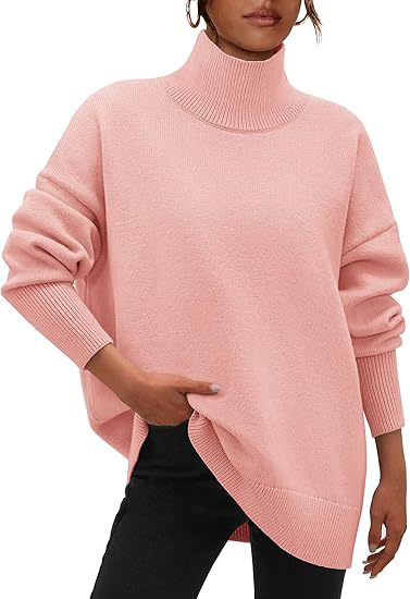 Damer Oversized Tröja med Ståkrage Mirla-Eva Jonsson
