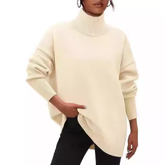 Damer Oversized Tröja med Ståkrage Mirla-Eva Jonsson