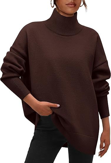 Damer Oversized Tröja med Ståkrage Mirla-Eva Jonsson
