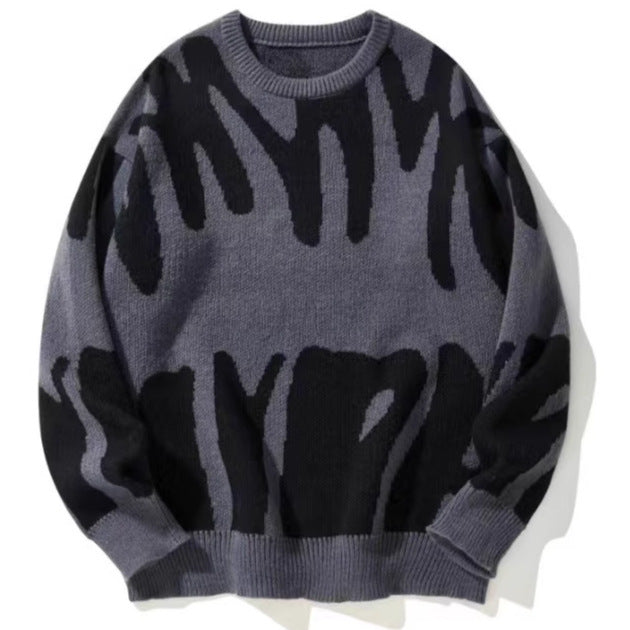 Damer Oversized Tröja med spännande mönster Mirla-Eva Jonsson