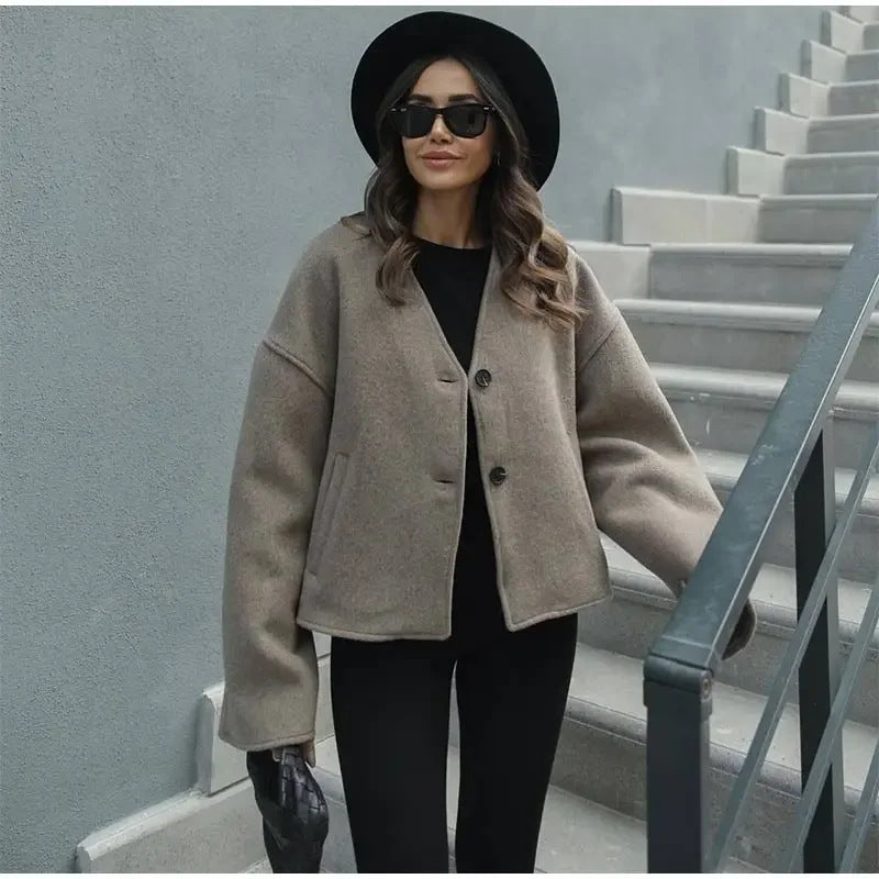 Damer Oversized Ull-Blazern Eva Jonsson-Eva Jonsson