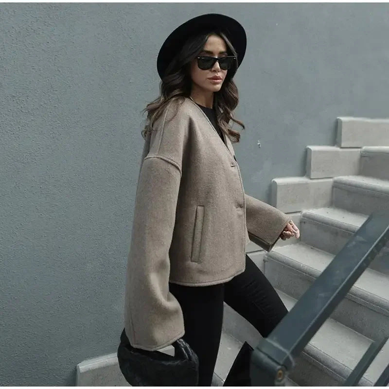 Damer Oversized Ull-Blazern Eva Jonsson-Eva Jonsson
