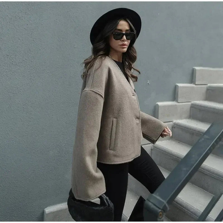 Damer Oversized Ull-Blazern Eva Jonsson-Eva Jonsson