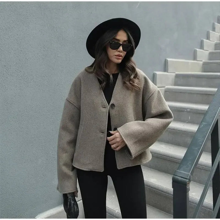 Damer Oversized Ull-Blazern Eva Jonsson-Eva Jonsson