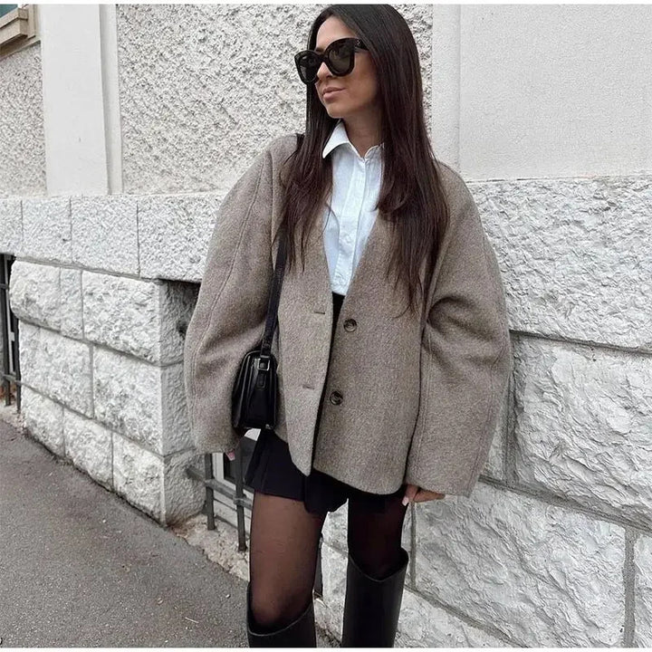 Damer Oversized Ull-Blazern Eva Jonsson-Eva Jonsson