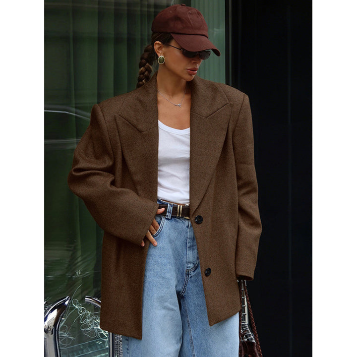 Damer Oversized Ullblazer Eva Jonsson-Eva Jonsson
