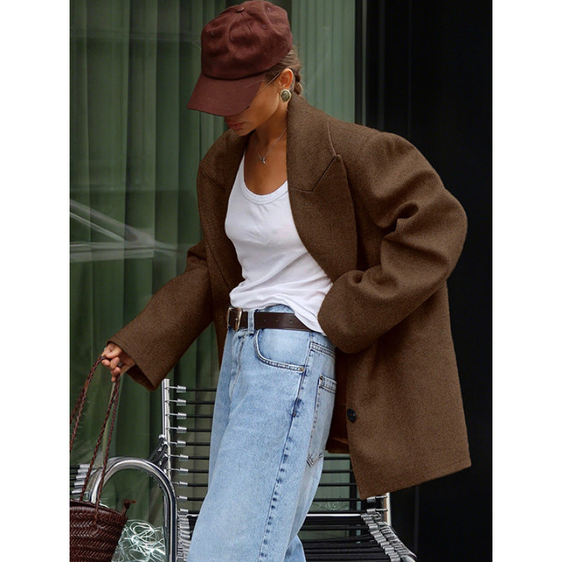 Damer Oversized Ullblazer Eva Jonsson-Eva Jonsson