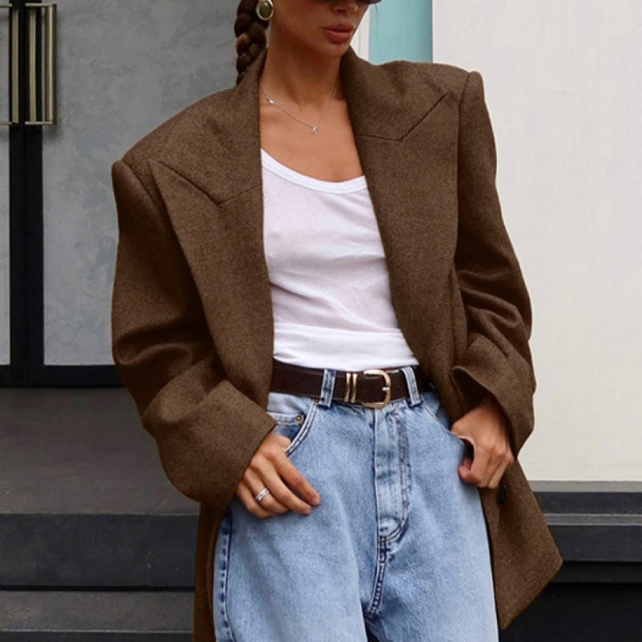 Damer Oversized Ullblazer Eva Jonsson-Eva Jonsson