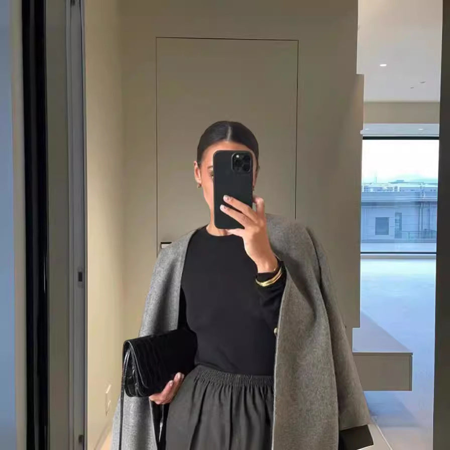 Damer Oversized Ulljacka Eva Jonsson-Eva Jonsson
