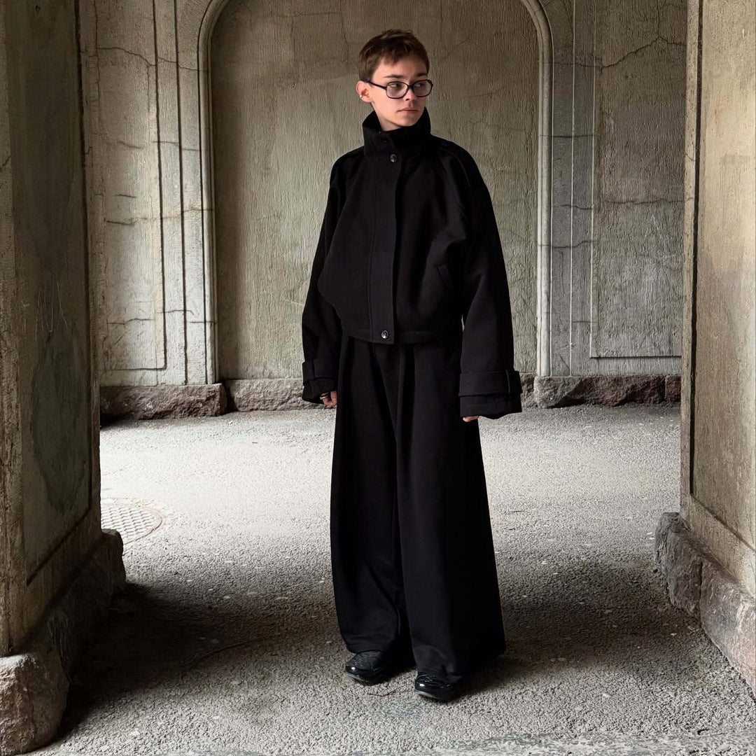 Damer Oversized Ulljacka med modern skärning och praktiska fickor Mirla-Eva Jonsson