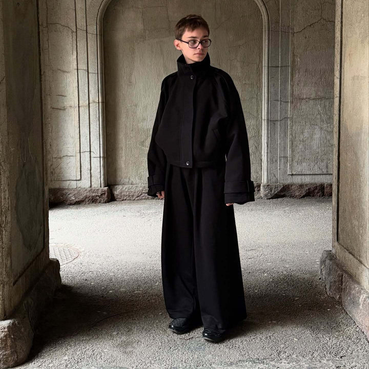 Damer Oversized Ulljacka med modern skärning och praktiska fickor Mirla-Eva Jonsson