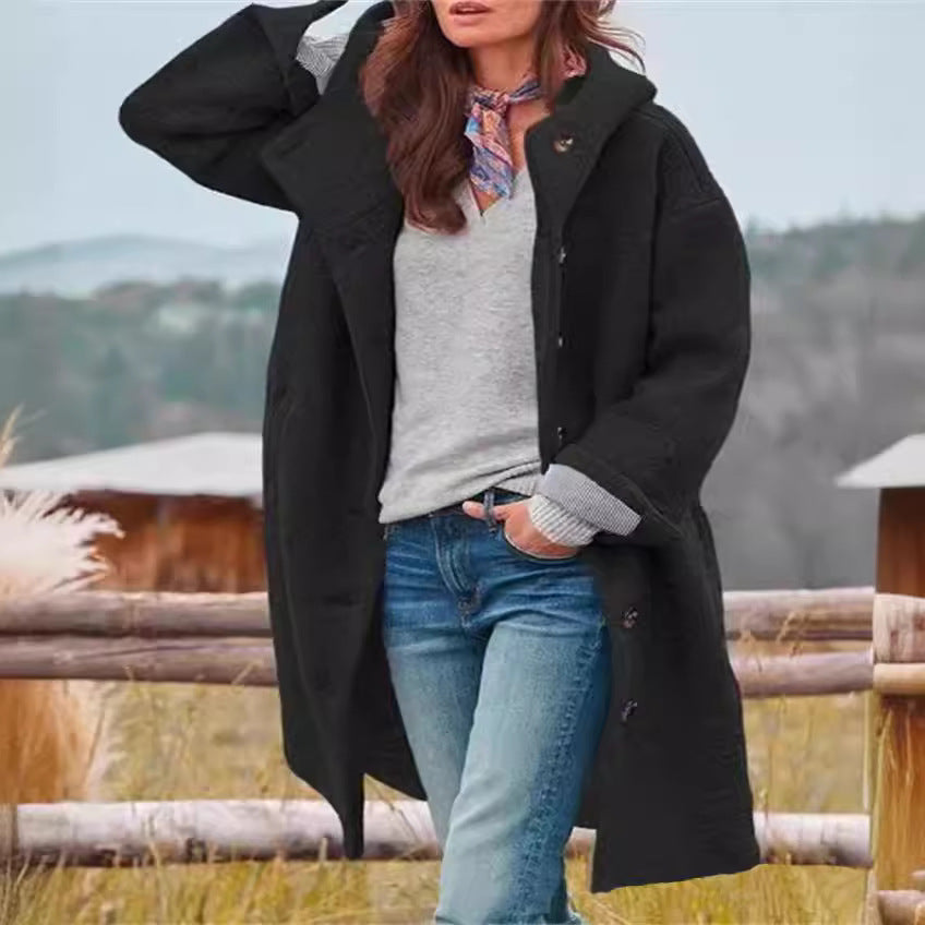 Damer Oversized Ullkappa I Casuallook Mirla-Eva Jonsson